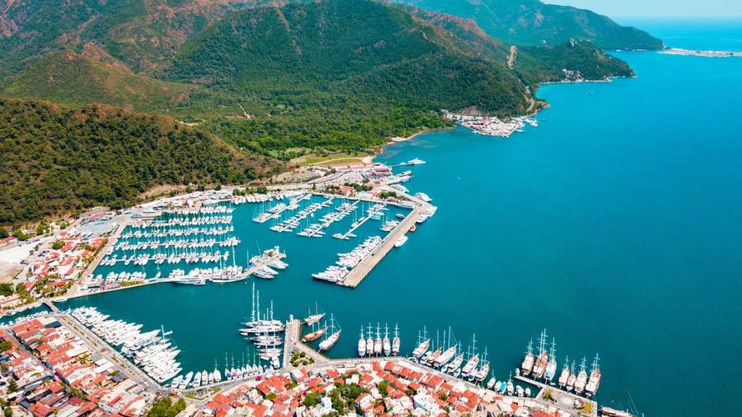 Marmaris'te gören fotoğraf çektiriyor 3